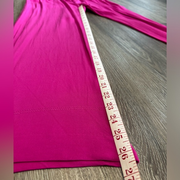 Zara Fuchsia Pink Flowy Blazer & Pajama Pant Set Size Small - Picture 11 of 12